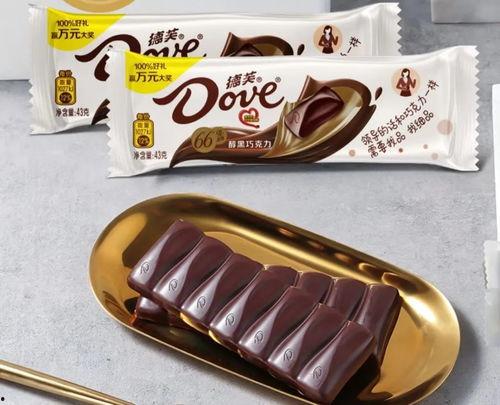 德芙巧克力图片,丝滑口感，甜蜜时光