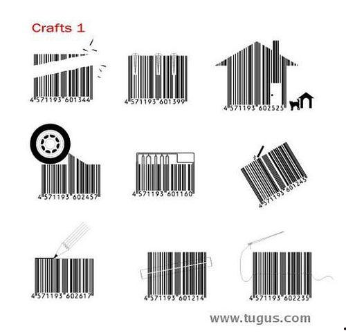 条形码创意图片,条形码创意图鉴
