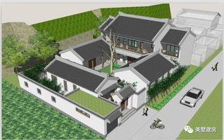 一层四合院图片大全,穿越时空的居住艺术画卷