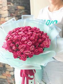 99玫瑰花束图片大全,浪漫花束图片大盘点