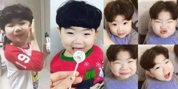 韩国萌孩子,治愈系童颜魅力无限