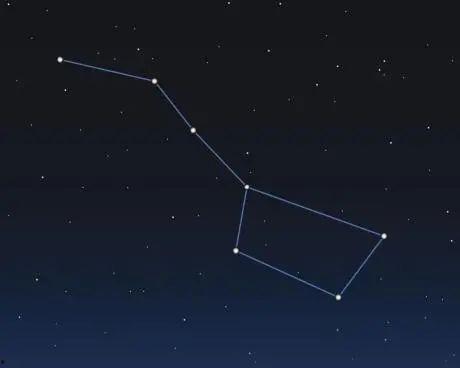 北斗七星图片真实照片,北斗七星真实影像下的璀璨星辰