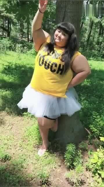 漂亮女胖子图片大全,胖瘦皆宜的时尚风采