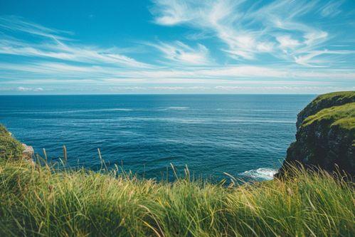 海景壁纸图片大全,壁纸中的蓝色海洋画卷