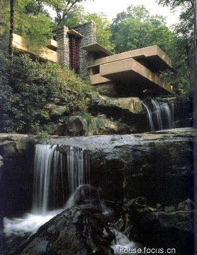 流水别墅图片,流水别墅的绝美画卷