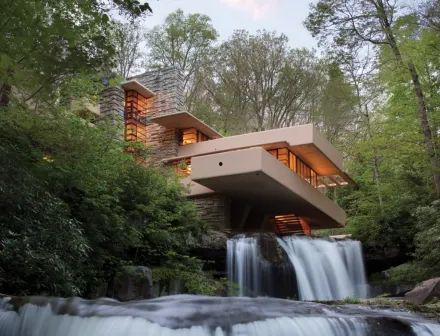 流水别墅图片,流水别墅的绝美画卷