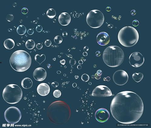 泡泡图片大全,缤纷色彩与奇幻形状的视觉盛宴