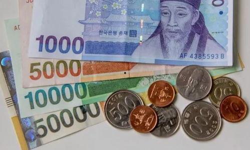 韩国人民币照片,韩国街头人民币现金交易现象解析