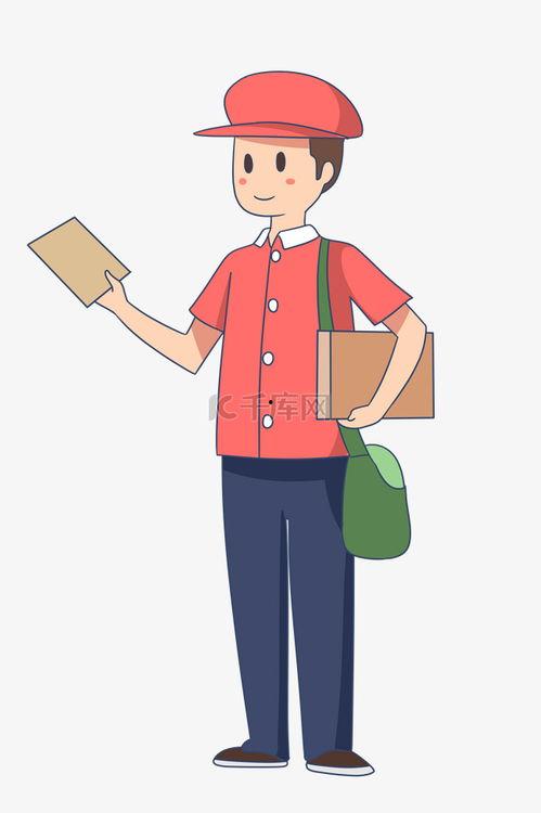 快递员图片大全,图片大全中的职业瞬间